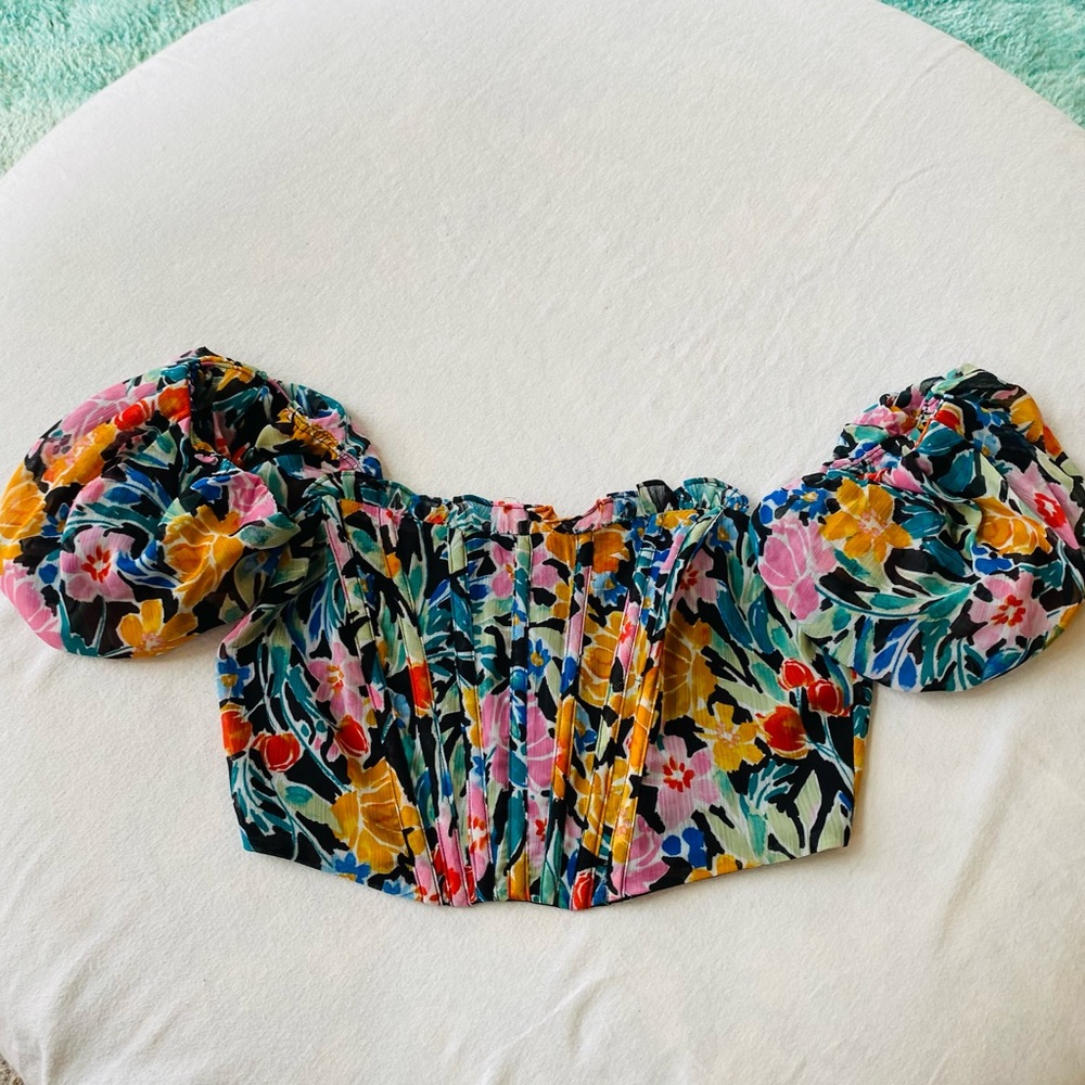 Floral crop top Promesa